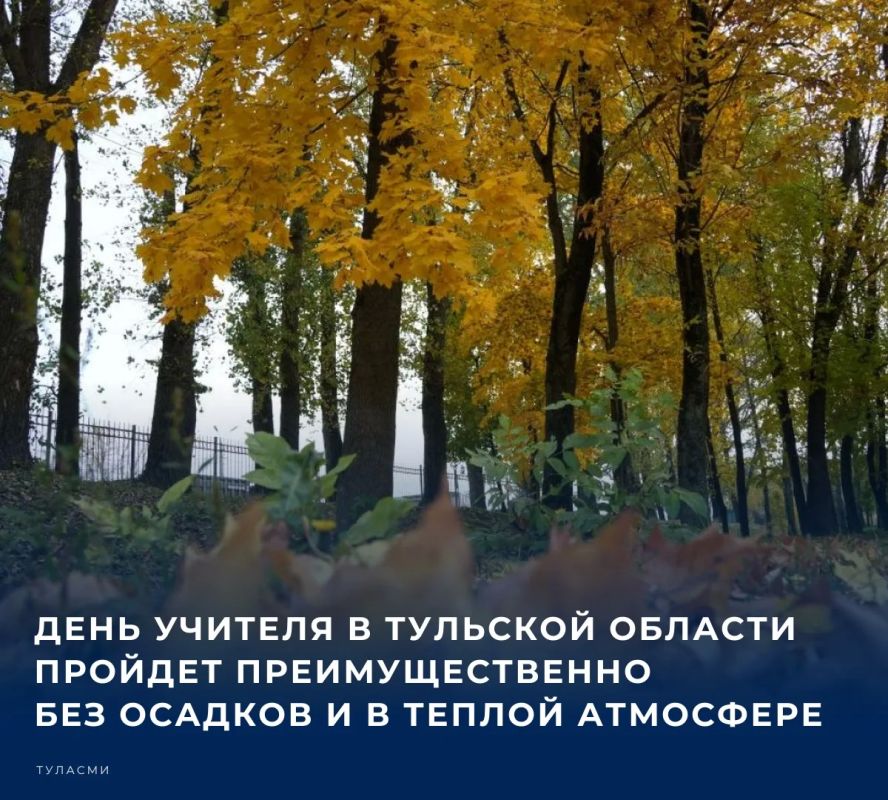 Прогнозом погоды на сегодня, 5 октября, делится пресс-служба регионального Главного управления МЧС России