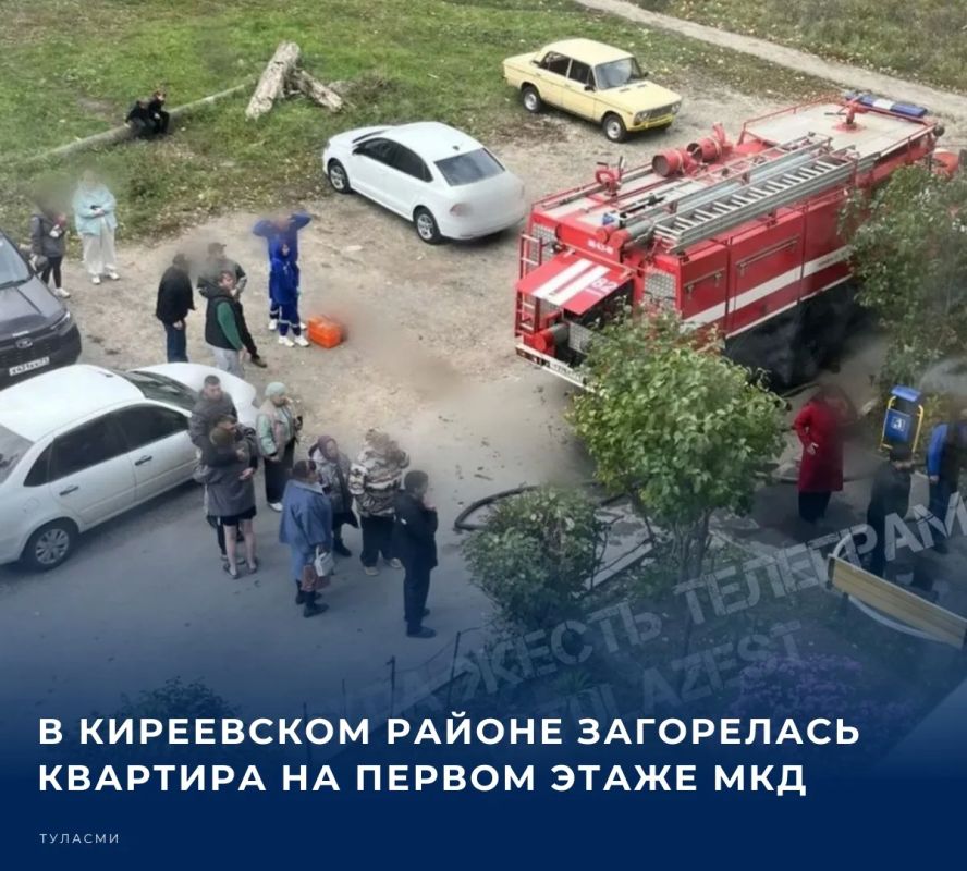 Как сообщает пресс-служба Главного управления МЧС России по Тульской области, пожар произошел сегодня, 7 октября, в поселке Шварцевский на улице Менделеева