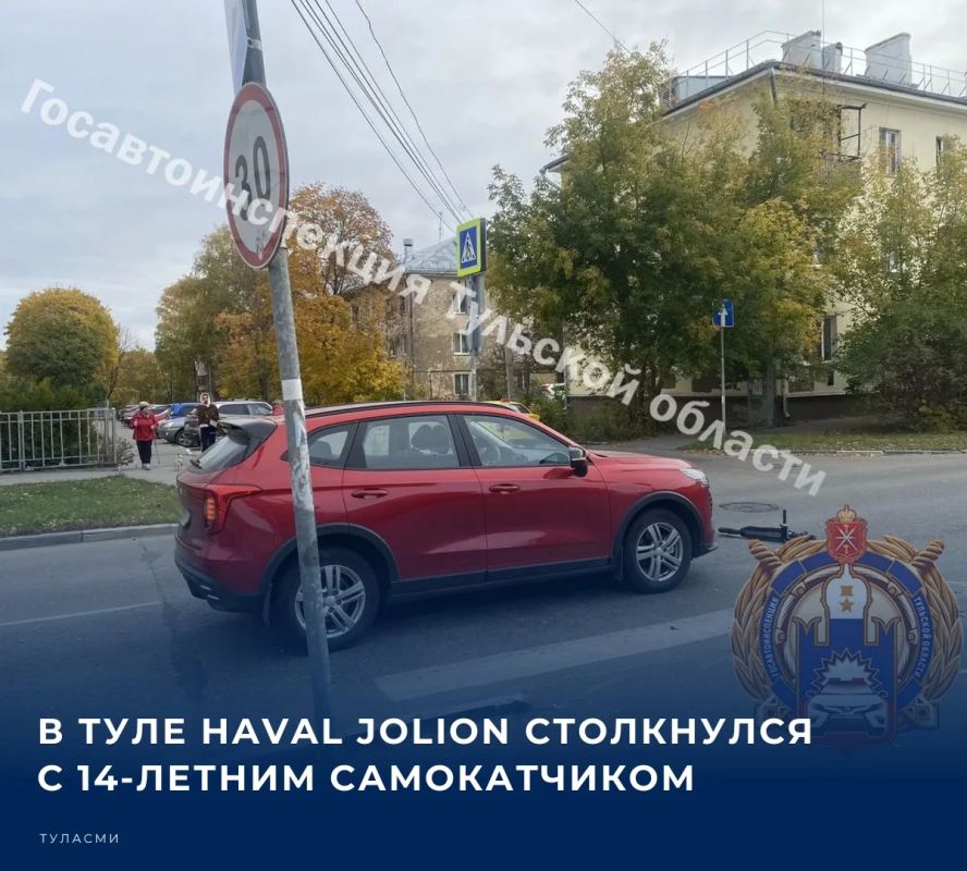 ДТП произошло накануне утром на улице Мира в Туле, сообщили в Госавтоинспекции по Тульской области