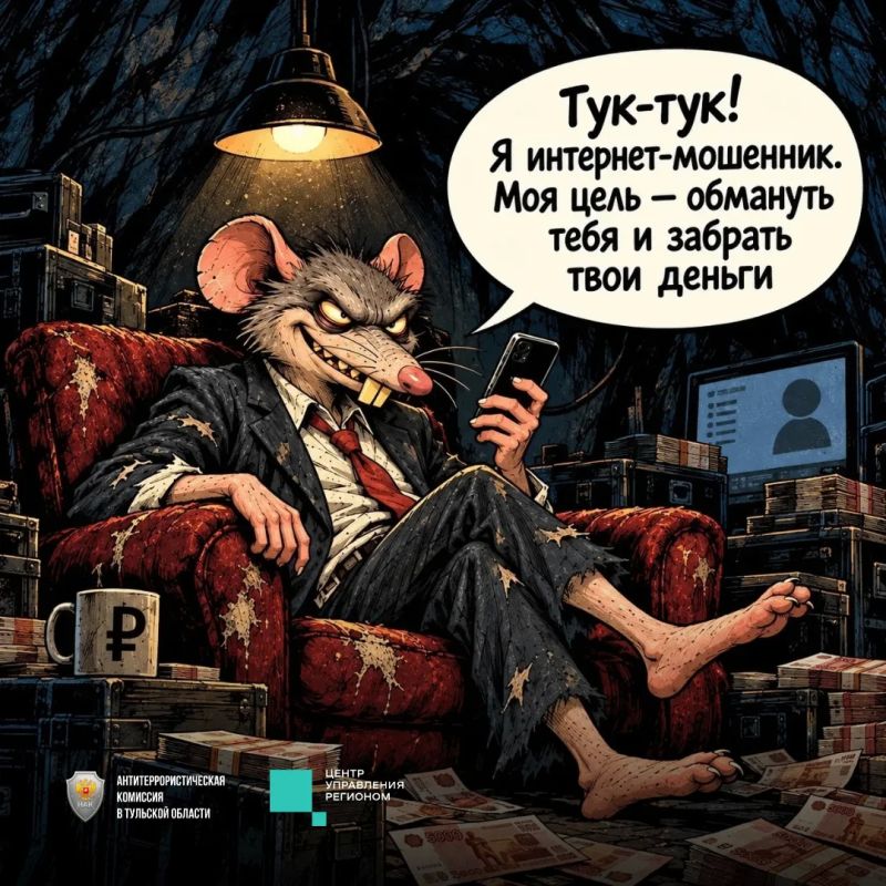 Ваши счета в опасности, скорее скажите код!