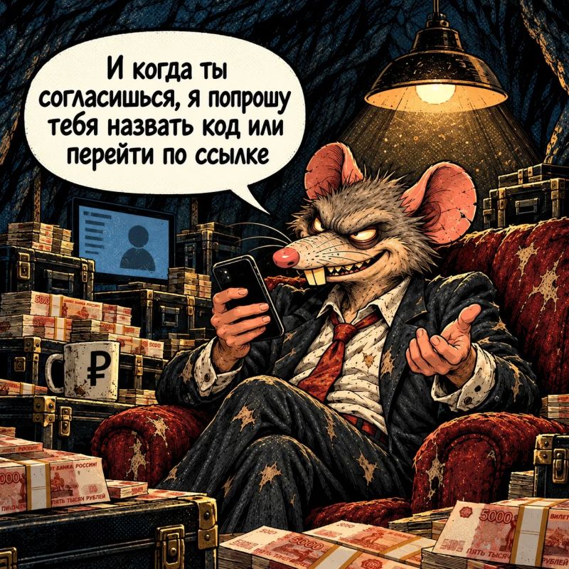 Ваши счета в опасности, скорее скажите код! Ваши счета в опасности, скорее скажите код!