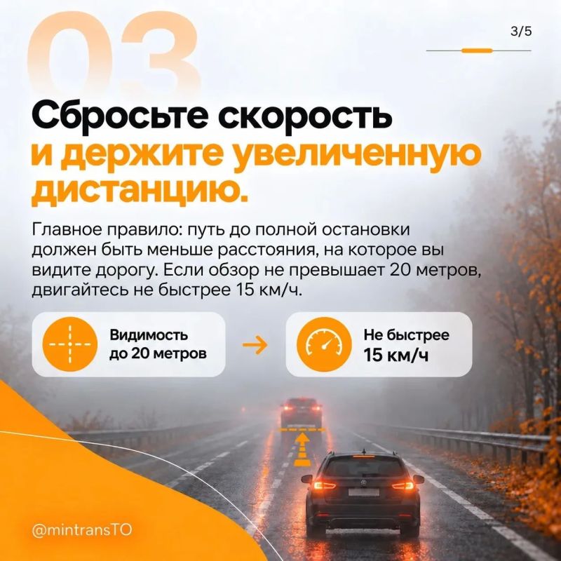Осенние туманы на дорогах. Как безопасно управлять автомобилем Осенние туманы на дорогах. Как безопасно управлять автомобилем