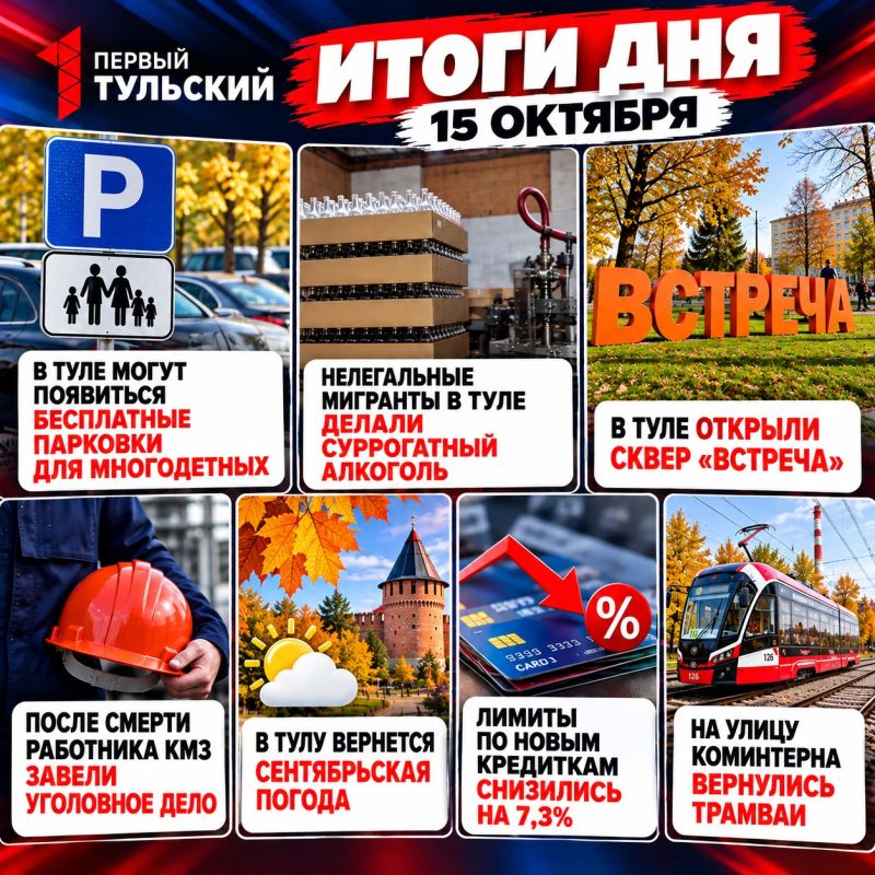 Впереди пятница! УРА! А пока подведем итоги четверга, 15 октября:
