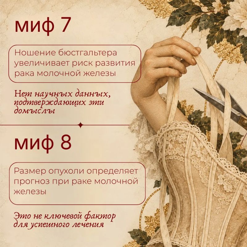 Миф или правда?. Вокруг рака молочной железы до сих пор много слухов и заблуждений Миф или правда?. Вокруг рака молочной железы до сих пор много слухов и заблуждений