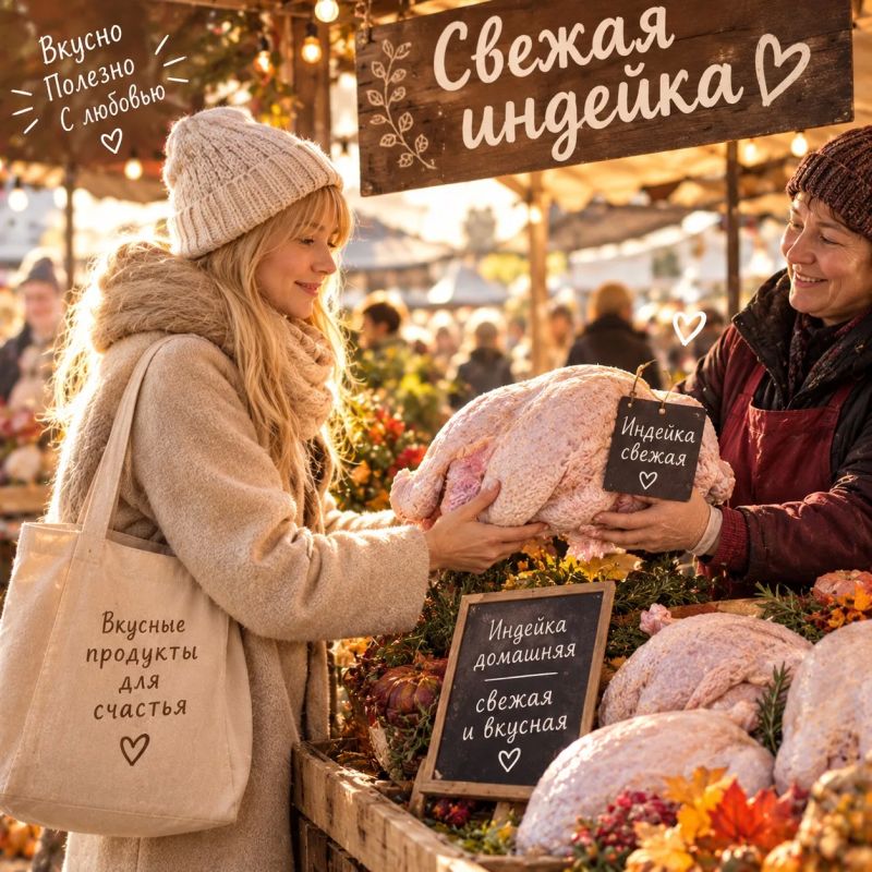 Спрос на мясо индейки в России в I полугодии вырос на 17% (до 42 тыс
