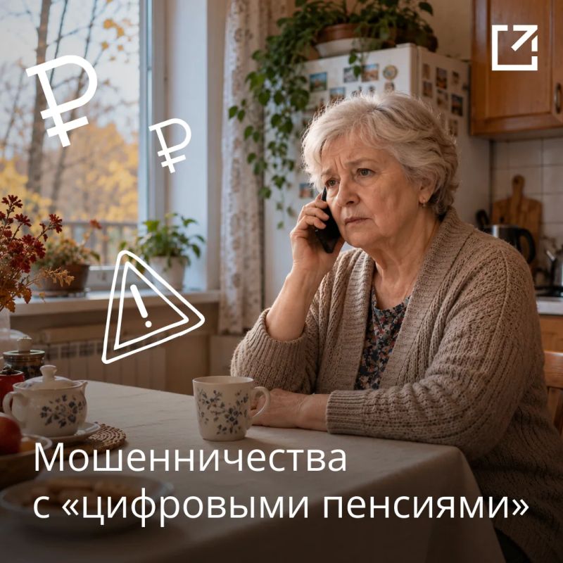 Мошенники крадут данные под предлогом перевода пенсий в цифровые рубли
