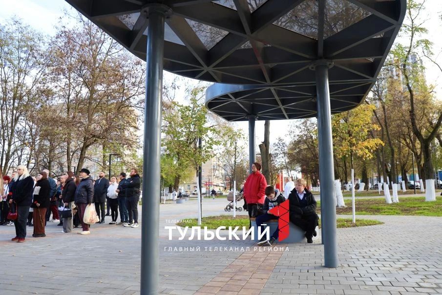 В Туле торжественно открыли сквер "Оборонный" В Туле торжественно открыли сквер "Оборонный"