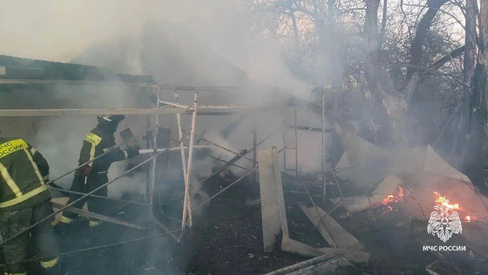 57-летний мужчина погиб при пожаре в бане под Тулой