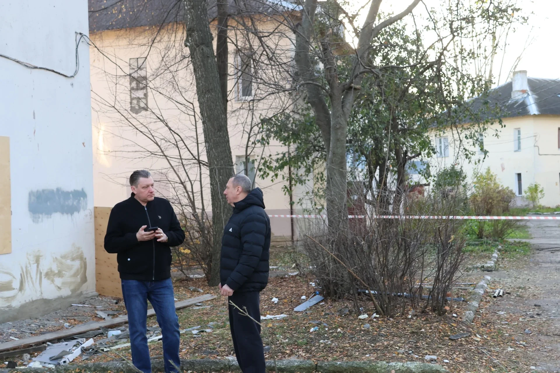 В Новомосковске продолжают устранять последствия атаки БПЛА
