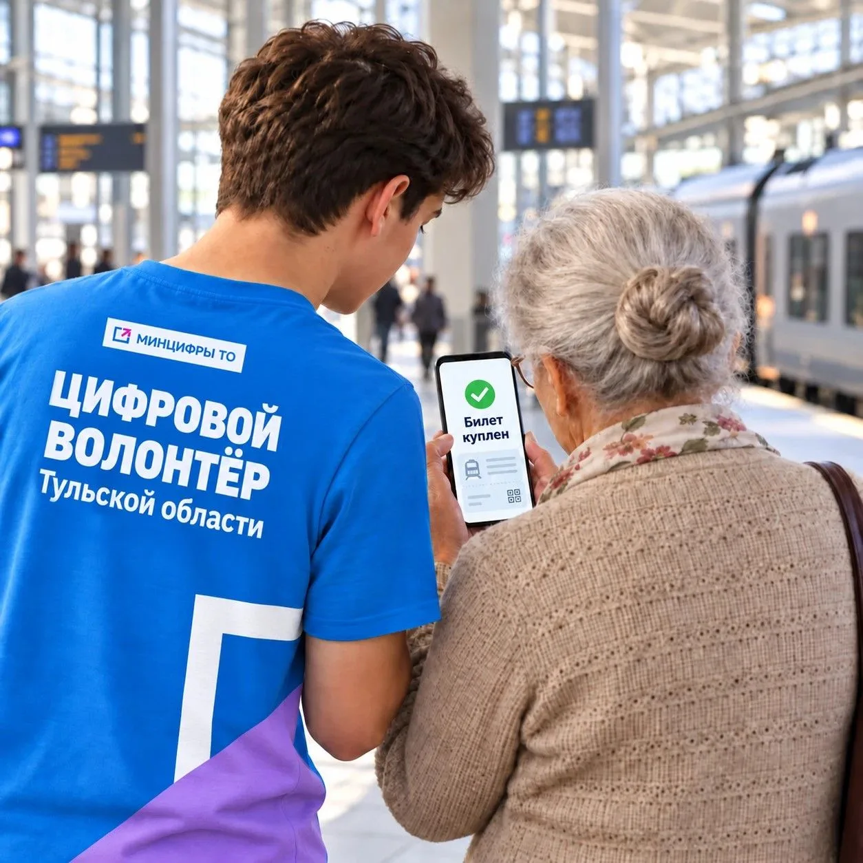 Стань цифровым волонтером Тульской области! Присоединяйся к команде тех, кто меняет цифровой мир к лучшему!