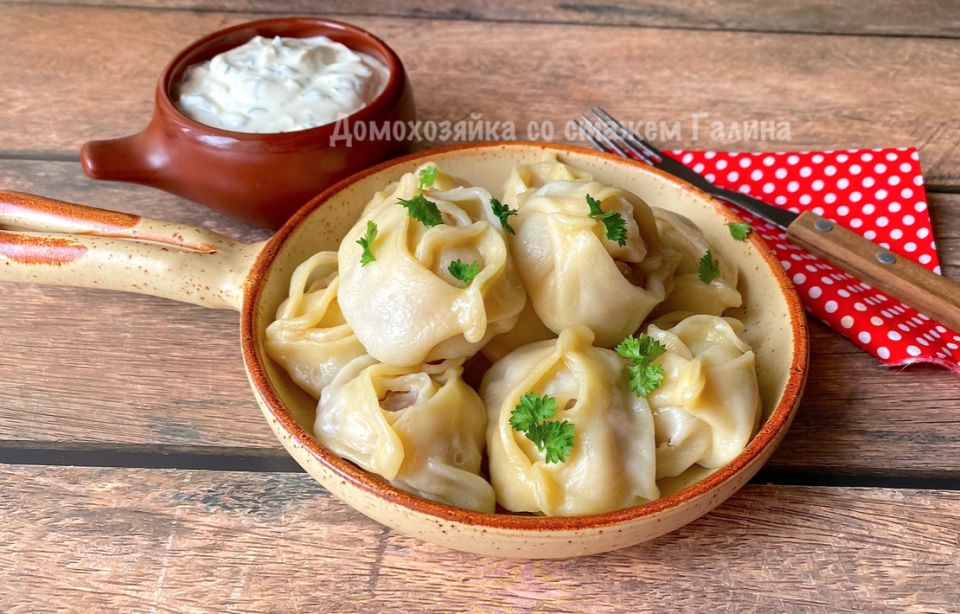 Идеальное тесто с уксусом для мантов, пельменей и хинкали